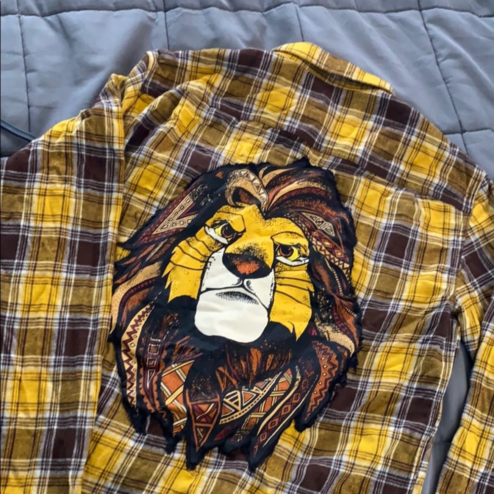 Custom Disney Lion King Flannel Shirt
